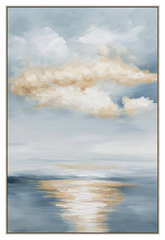 Sunset Framed Canvas Painting Wall Art