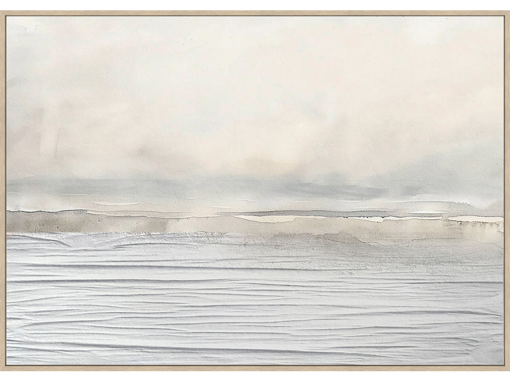 Calm Abstract Framed Canvas Painting Wall Art