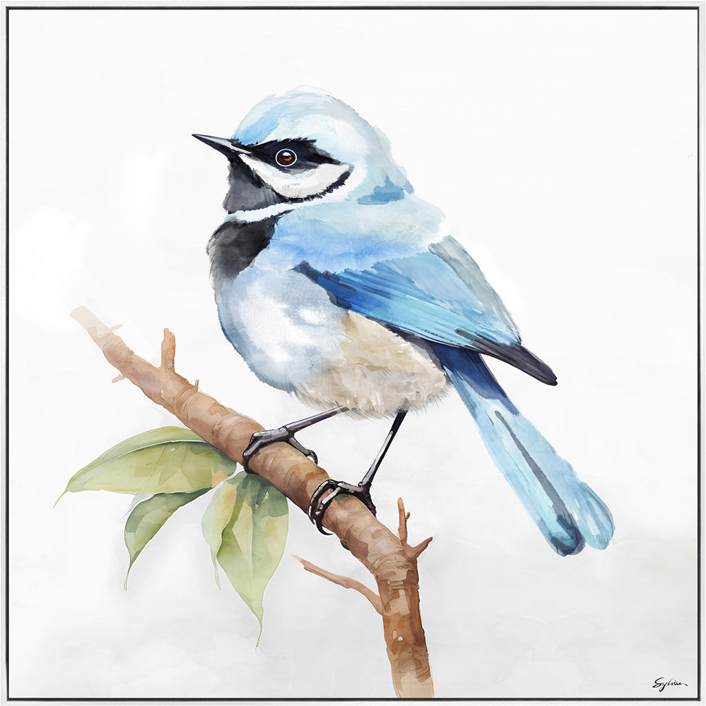 Fluttering Affection Framed Canvas Painting