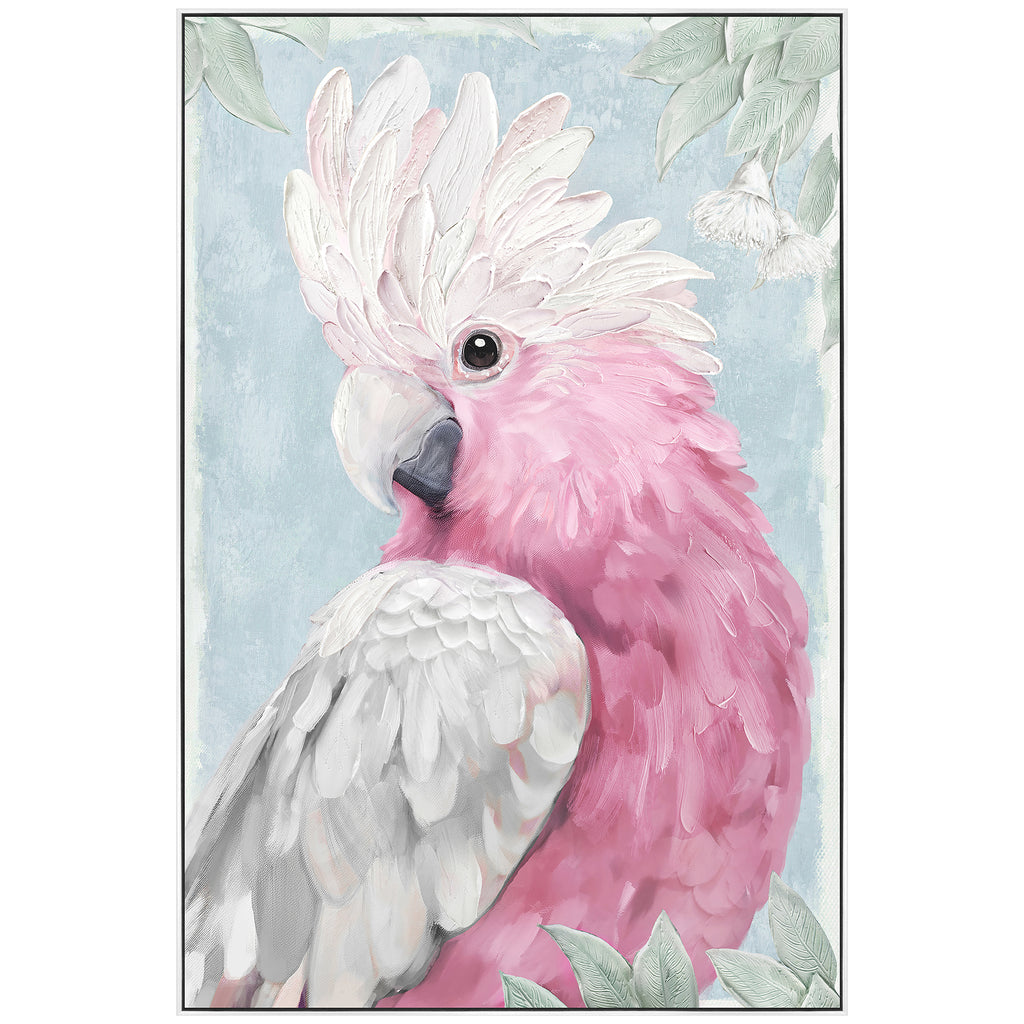 Galah Framed Canvas Painting Wall Art
