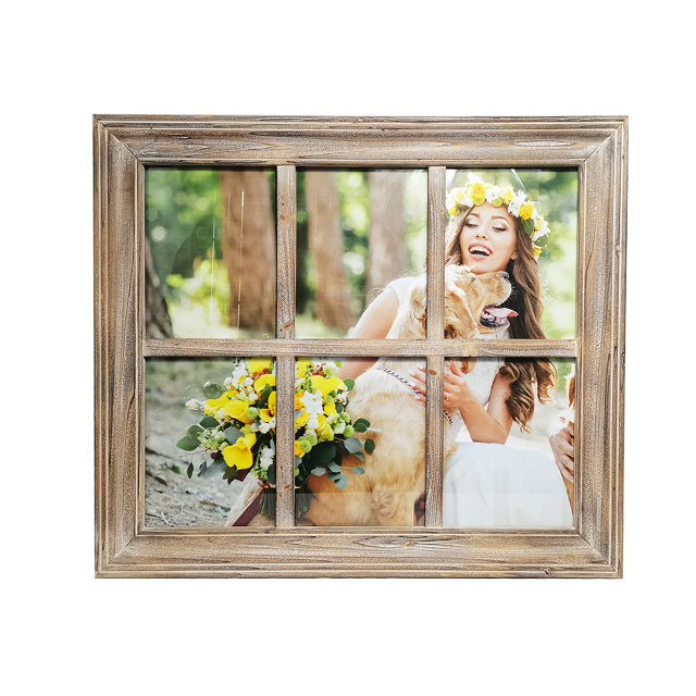 Wooden 6 Photo Frame Hanging