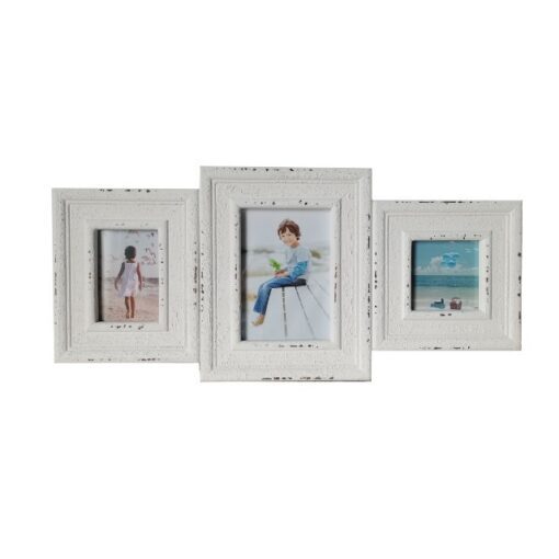 Rustic White Multi Hanging Picture Frame