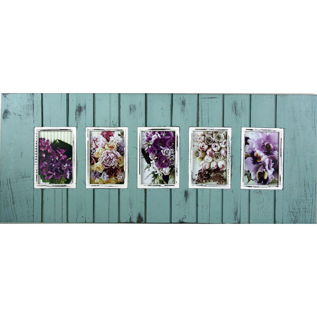 Vintage Blue 5 Multi Photo Frame