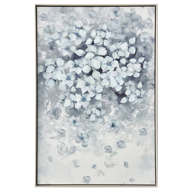 Petal Rain Canvas Oil Painting Wall Art