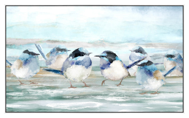 Fairy Situation Framed Canvas Painting