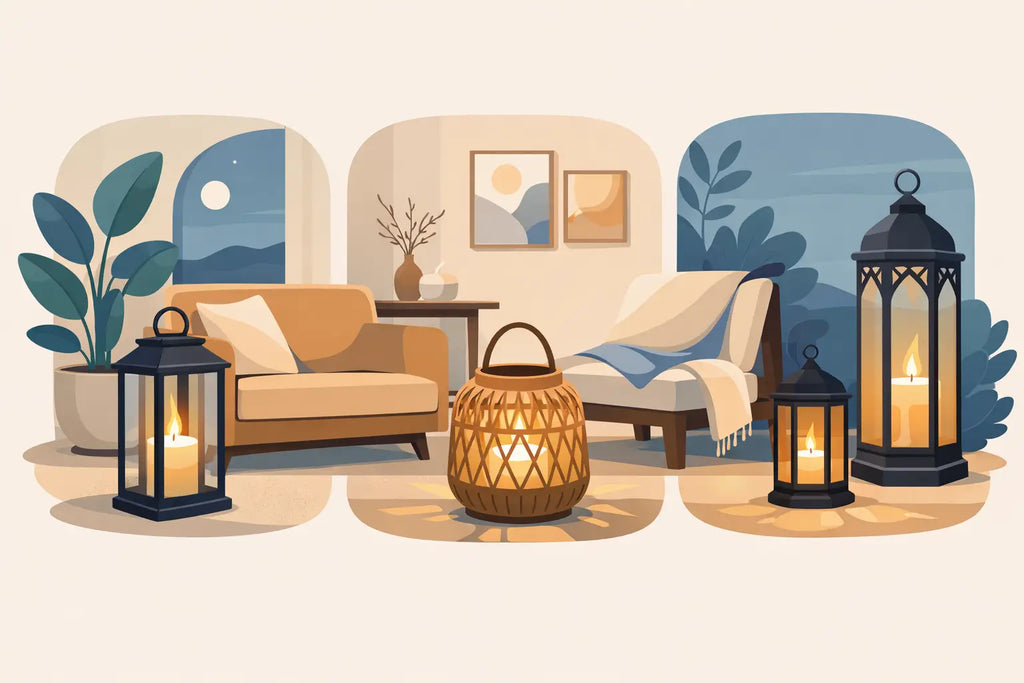 How to Decorate With Floor Lanterns at Home