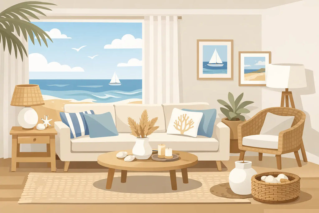 Best Coastal Decor for Living Rooms