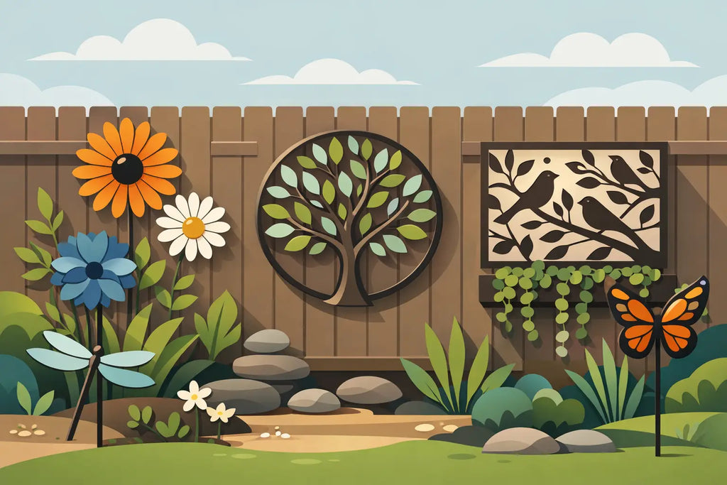 Garden Art for Fences That Adds Real Style