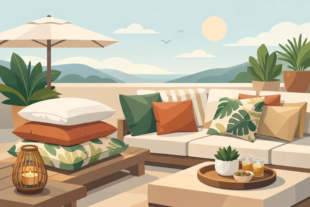 How to Layer Outdoor Cushions for a Styled Patio