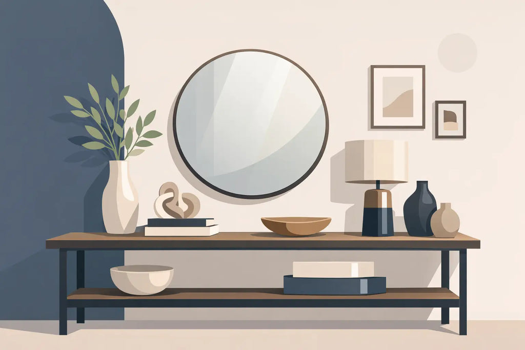 How to Arrange Console Decor for a Polished Look
