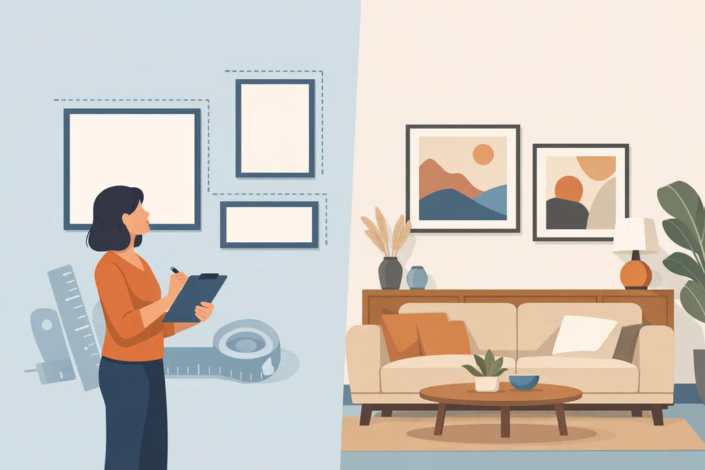 Choosing Wall Art Sizes for Beautiful Rooms