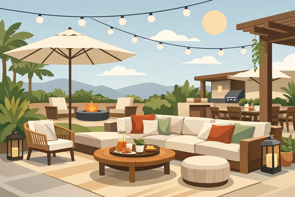 Outdoor Entertaining Area Decor That Feels Inviting