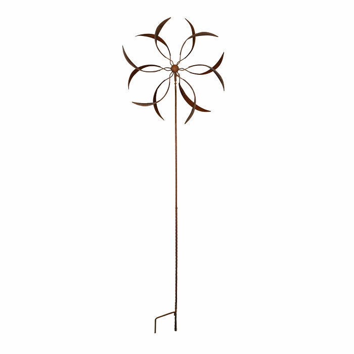 Double Wind Spinner Outdoor Garden Stake