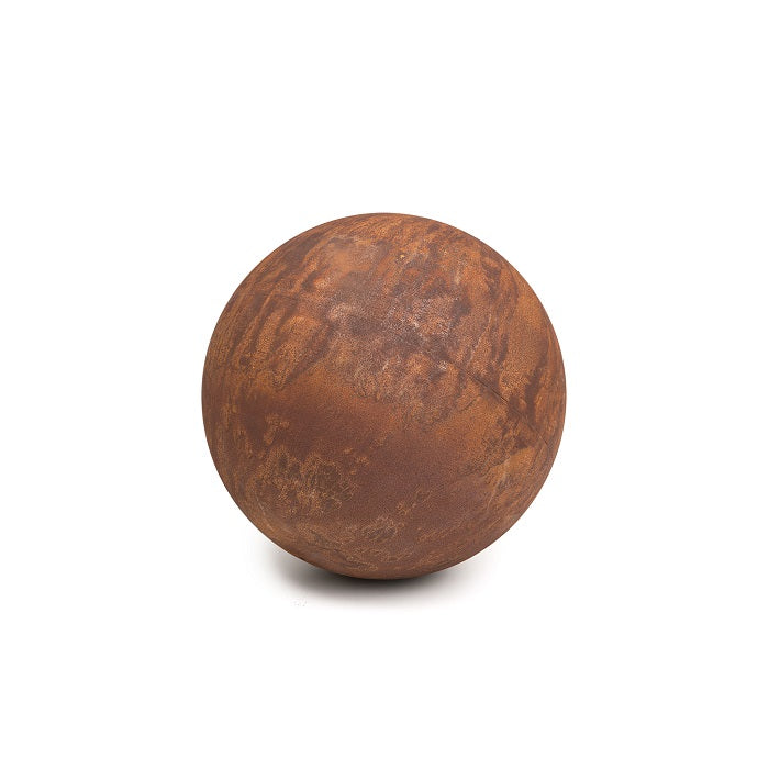 Small Corten Steel Rusted Ball Metal Garden Art