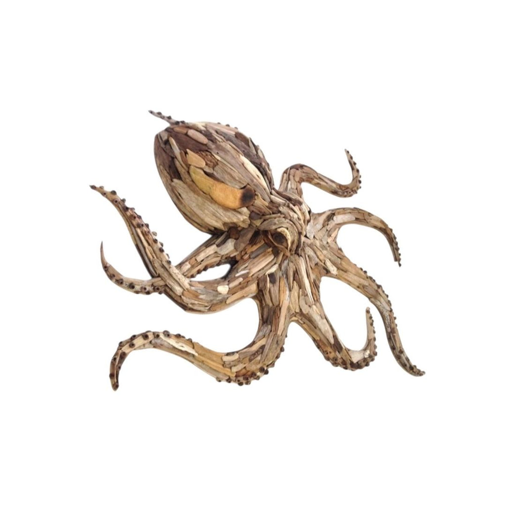 Driftwood Octopus Wall Art Home Decor