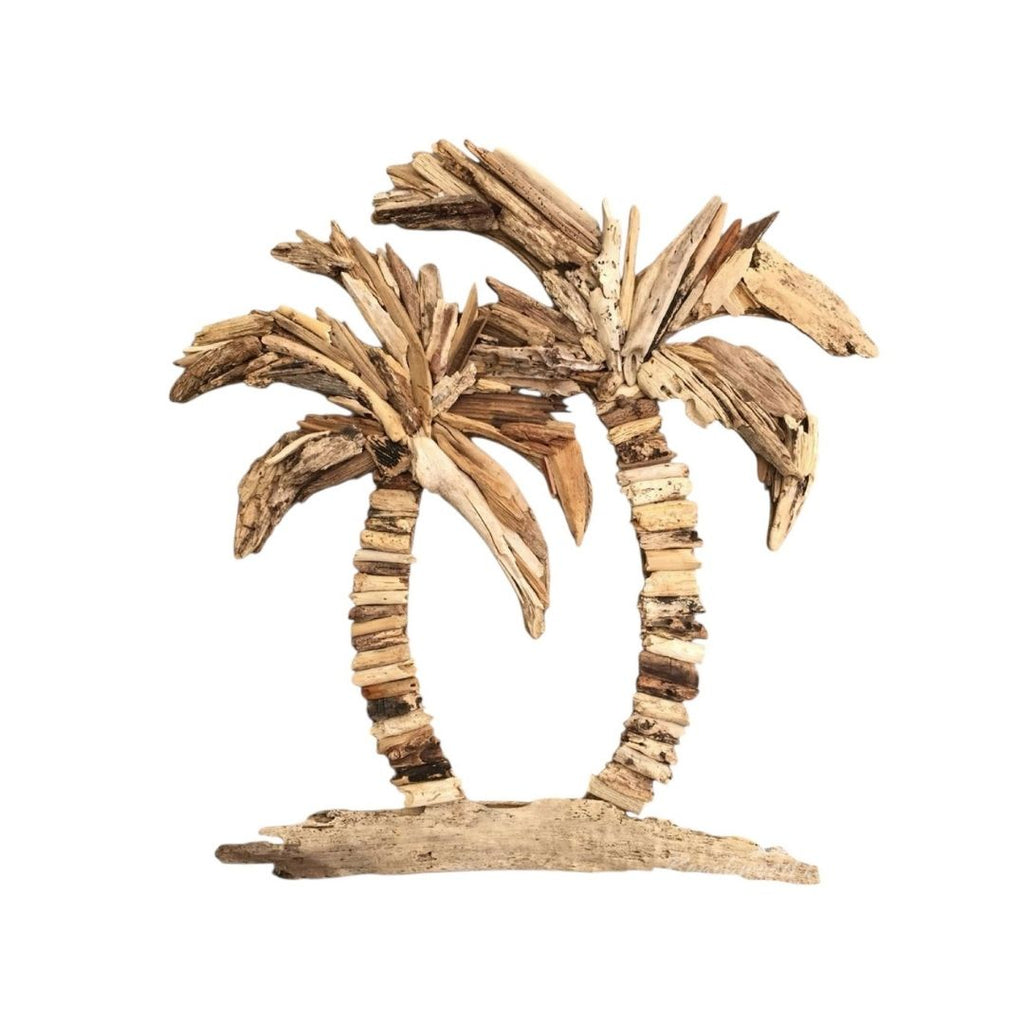 Driftwood Coconut Trees Wall Art Decor