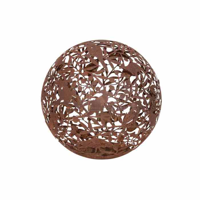 Large Aussie Animal Corten Steel Rusted Ball Metal Garden Art