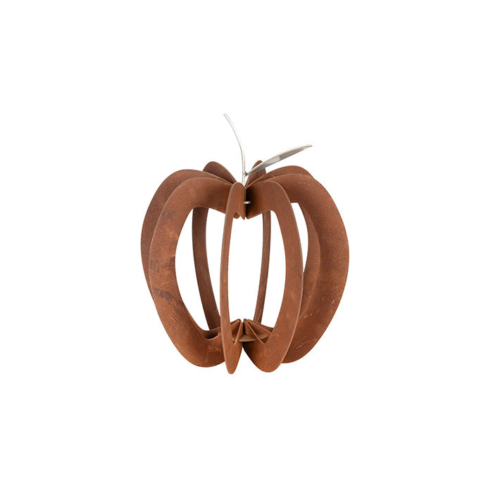 Small Apple Corten Steel Rusted Ball Metal Garden Art