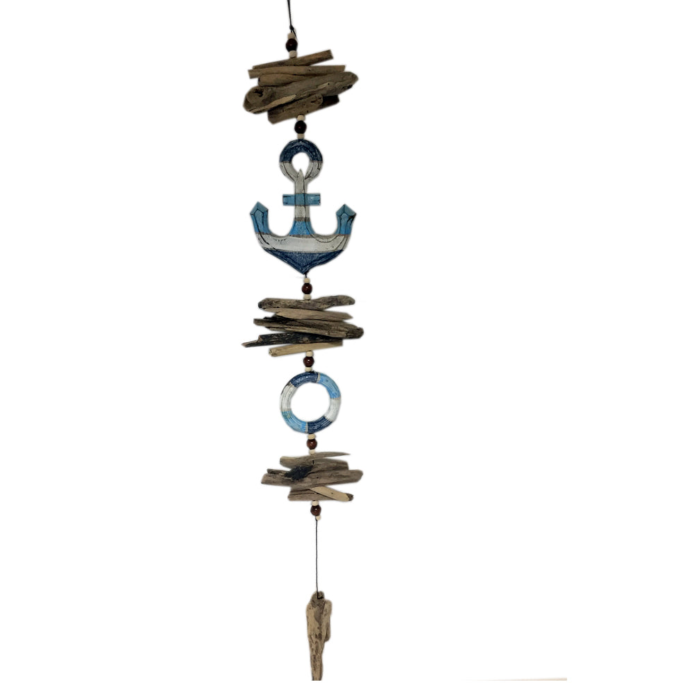 Driftwood Nautical Anchor Hanging Garland