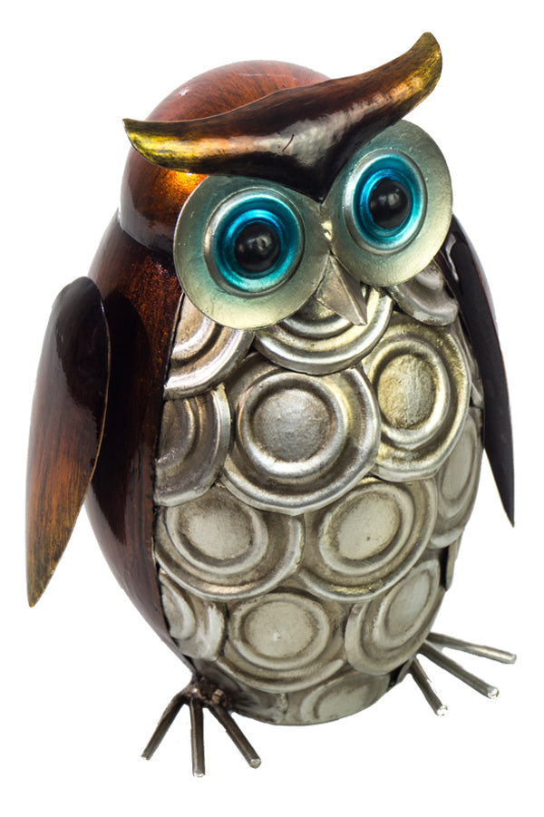 Owl Metal Bird Garden Ornament