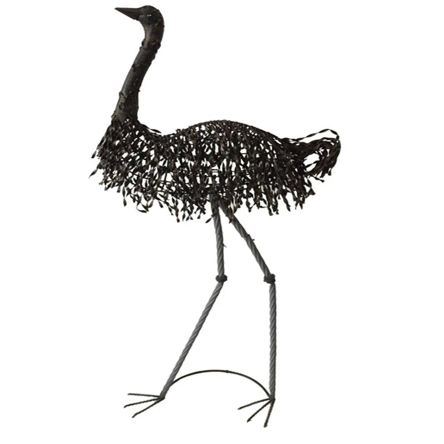 Metal Mr Emu Garden Art Ornament
