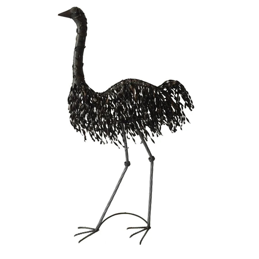 Metal Mrs Emu Garden Art Ornament