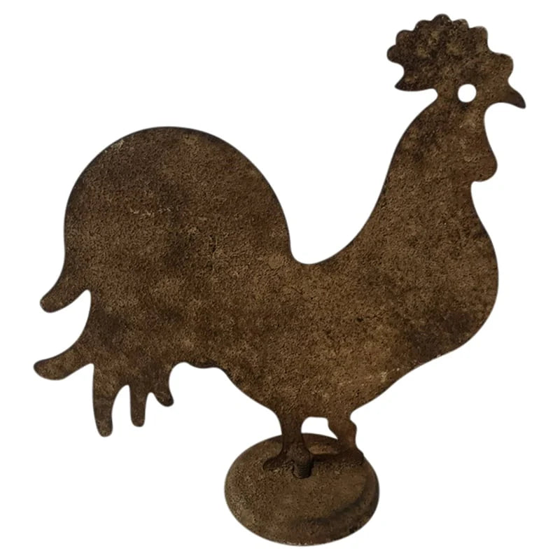 Rusted Rooster Ornament