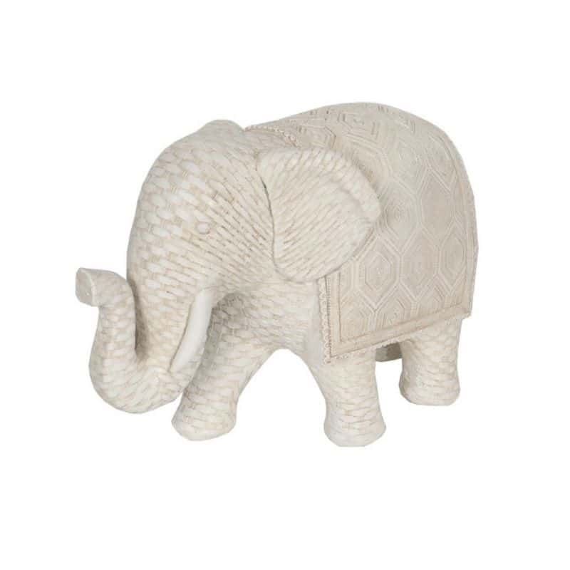 Woven Look Mum Elephant Statue Ornament