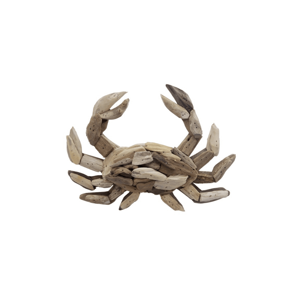 Driftwood Crab Ornament Home Decor