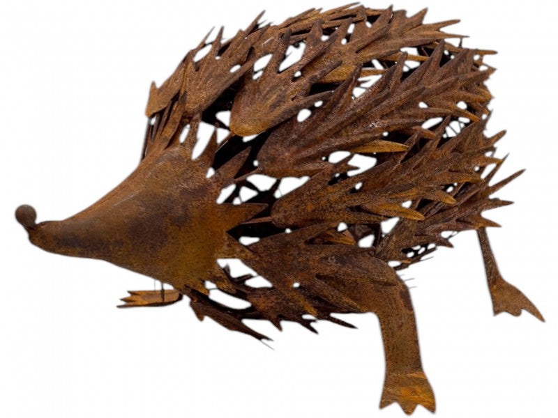 Rustic Echidna Metal Outdoor Garden Art