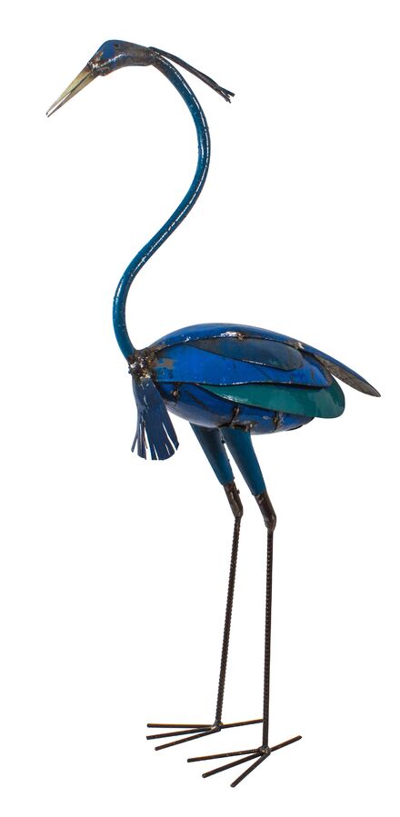 Eeieeio Brolga Mother Blue Outdoor Garden Sculpture – Homewares On Point