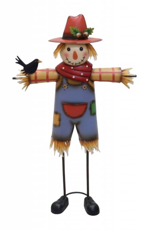 Scary Metal Scarecrow Garden Stake Metal Garden Art