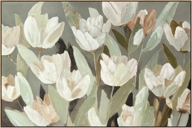 Palermo Floral Framed Canvas Painting Wall Art