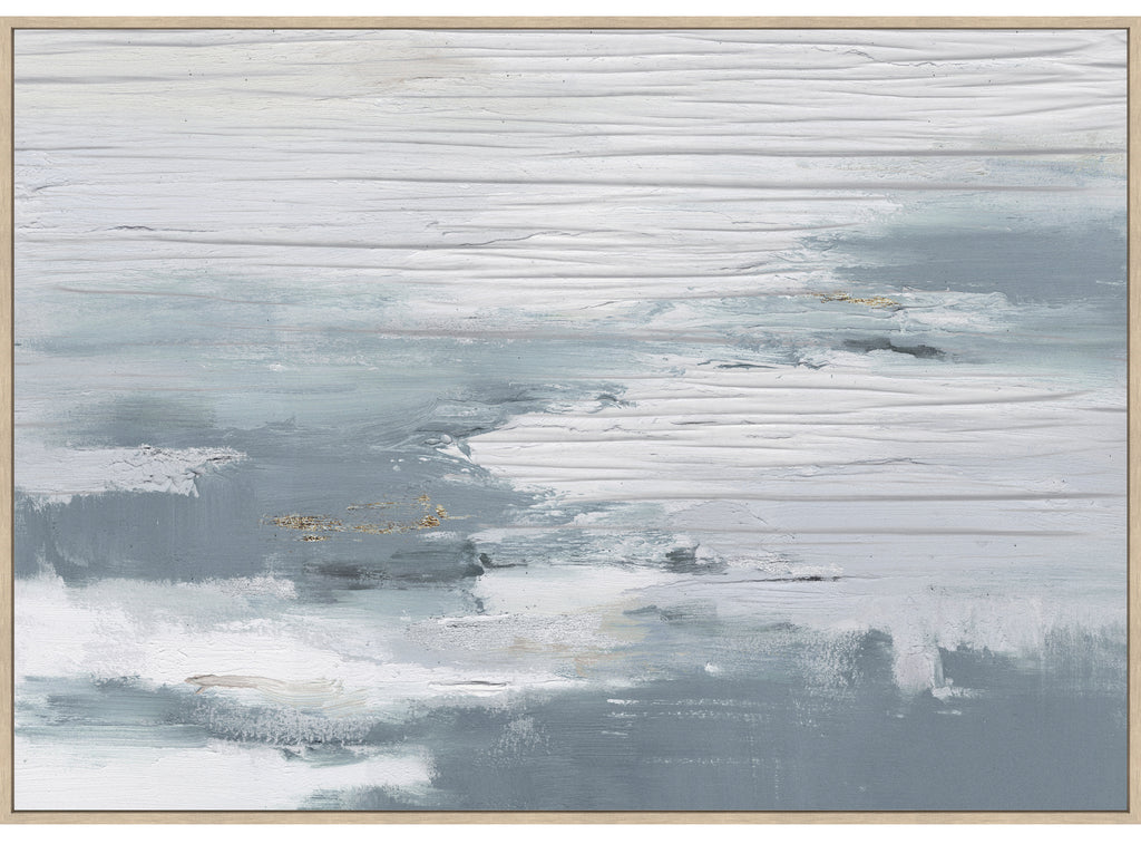 Clouds Abstract Framed Canvas Painting Wall Art