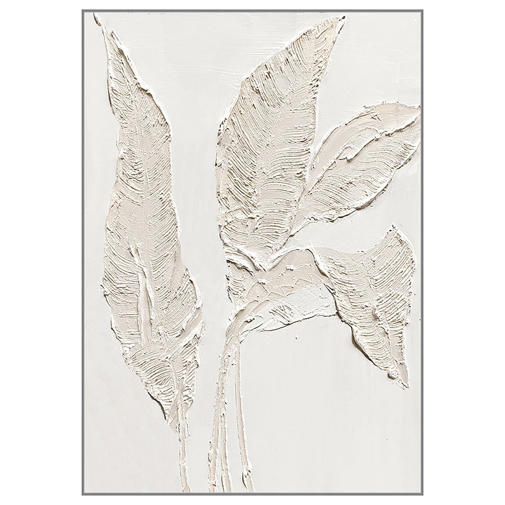Botanic Buzz Framed Canvas Painting Wall Art