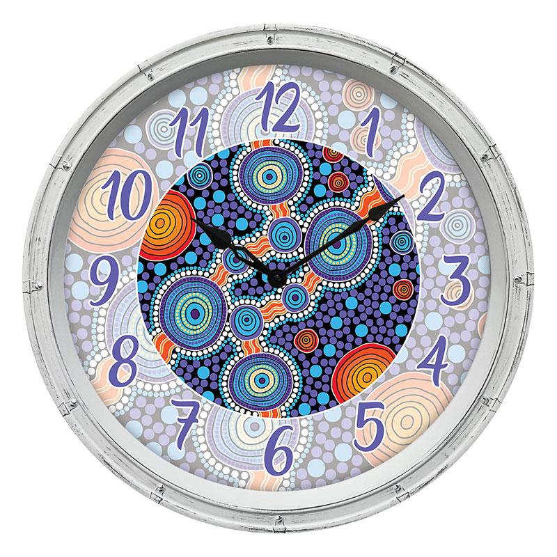 Indigenous Journey Wall Clock