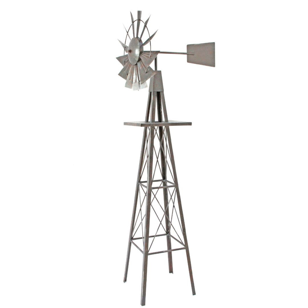 Large Steel Windmill Metal Garden Art
