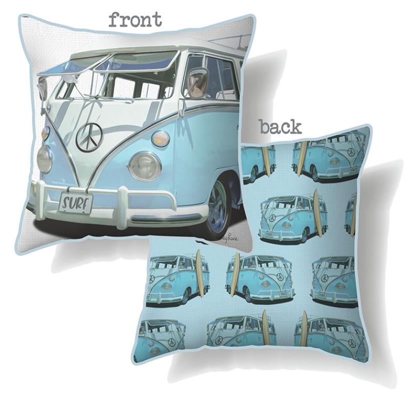 Blue Combi Cushions Home Decor
