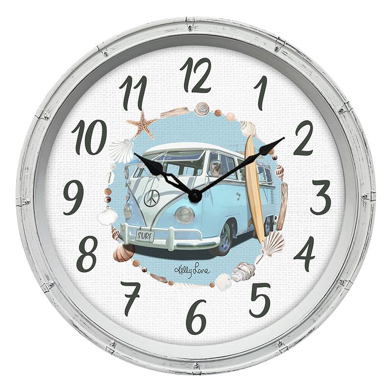 Blue Combi Wall Clock