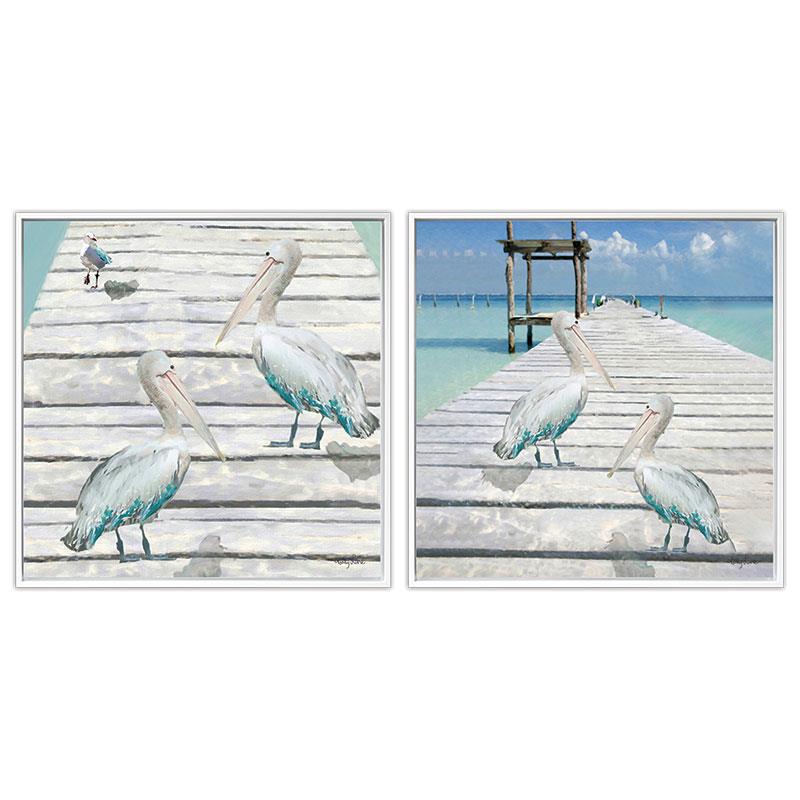 Pelican Canvas Print Wall Art