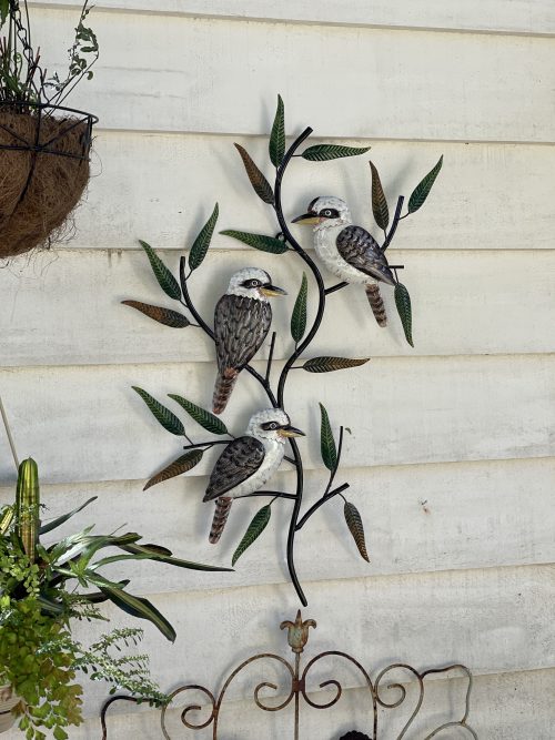 Kookaburra Trio Metal Wall Art
