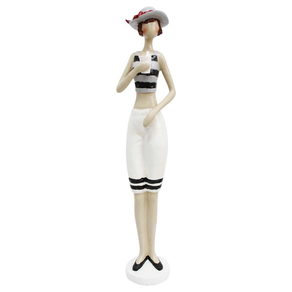 Poly Resin Lady Amelia Ornament Home Decor