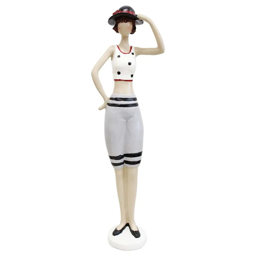 Poly Resin Lady Audrey Ornament Home Decor