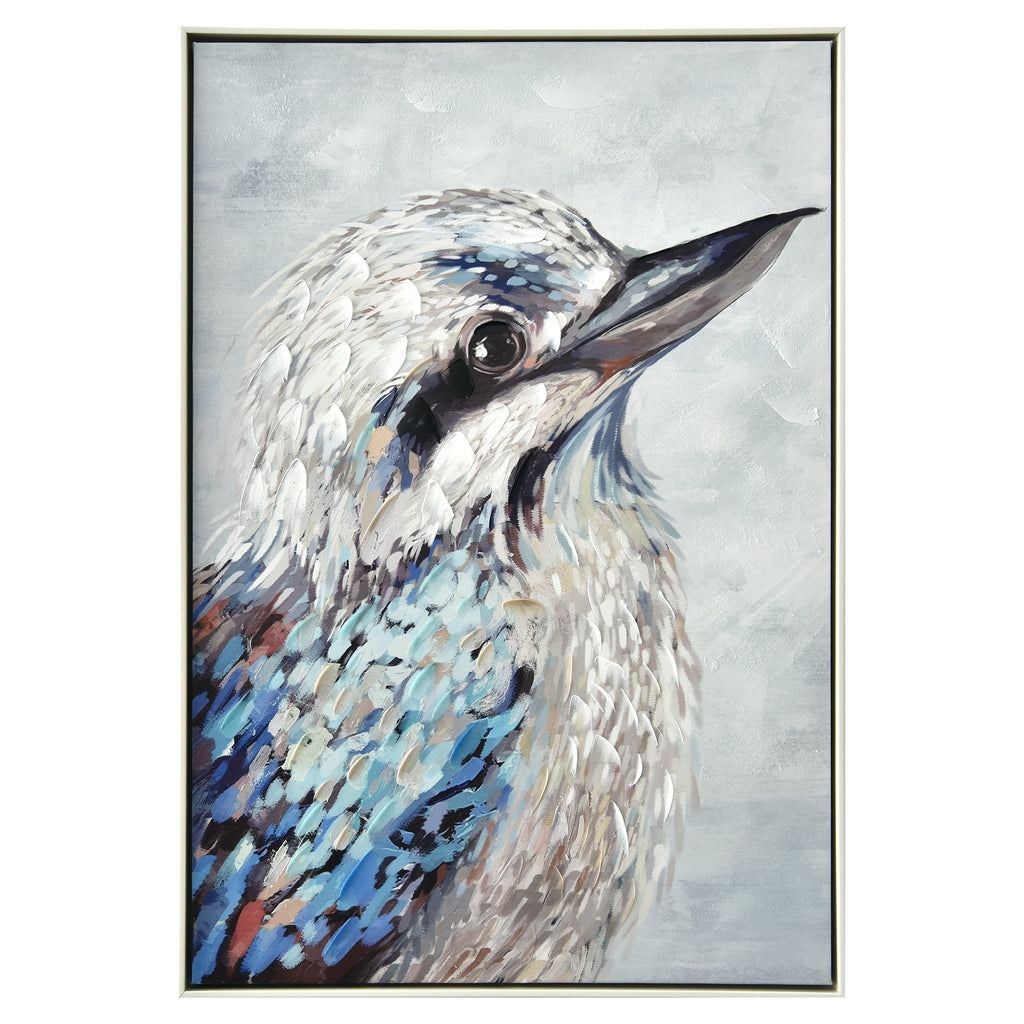 Framed Right Kookaburra Canvas Painting