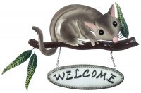 Possum Welcome Hanging Wall Art