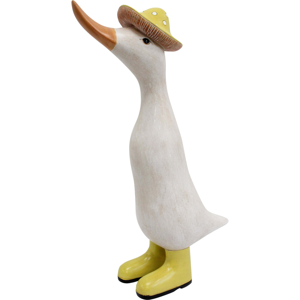 Poly Resin Yellow Sunshine Duck Ornament Home Decor