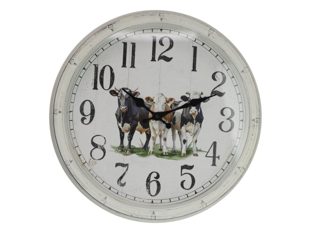 Trio of Cows Wall Clock