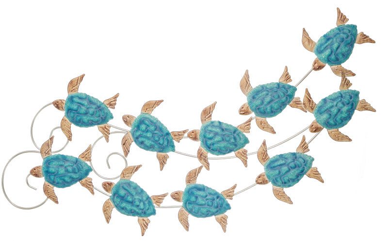 Turtle Collective Metal Wall Art