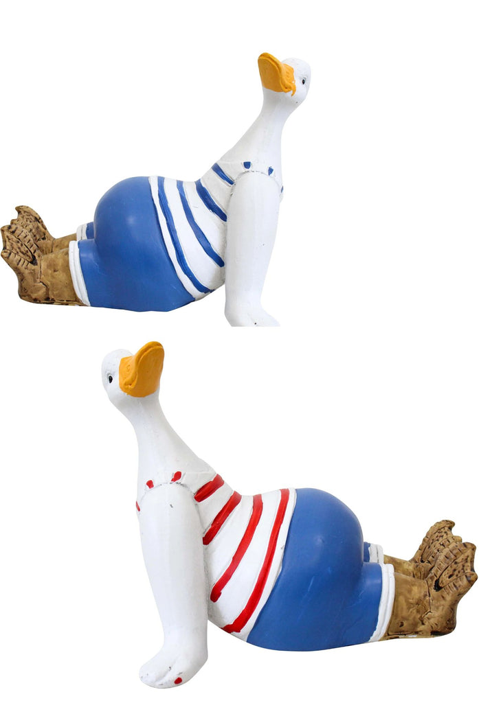 Poly Resin Beach Duck Ornaments Home Decor