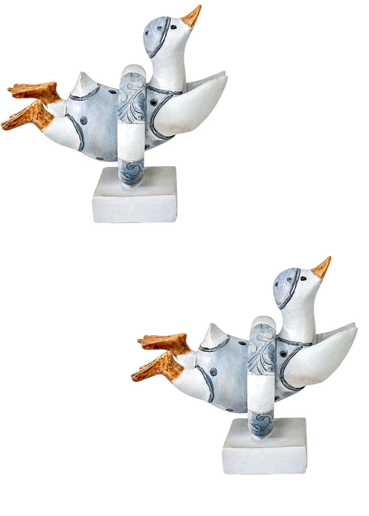 Poly Resin Swimming Duck Ornaments Home Decor